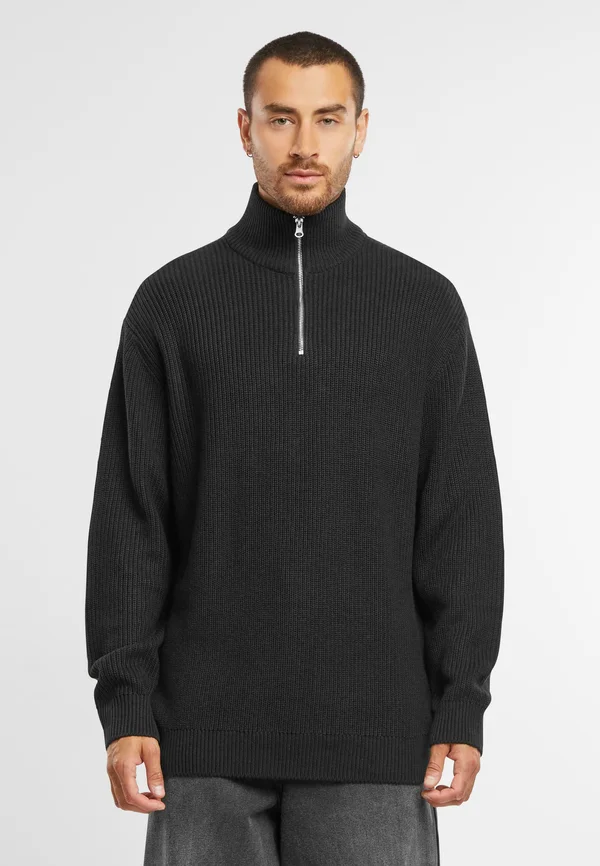 Strickpullover - black
