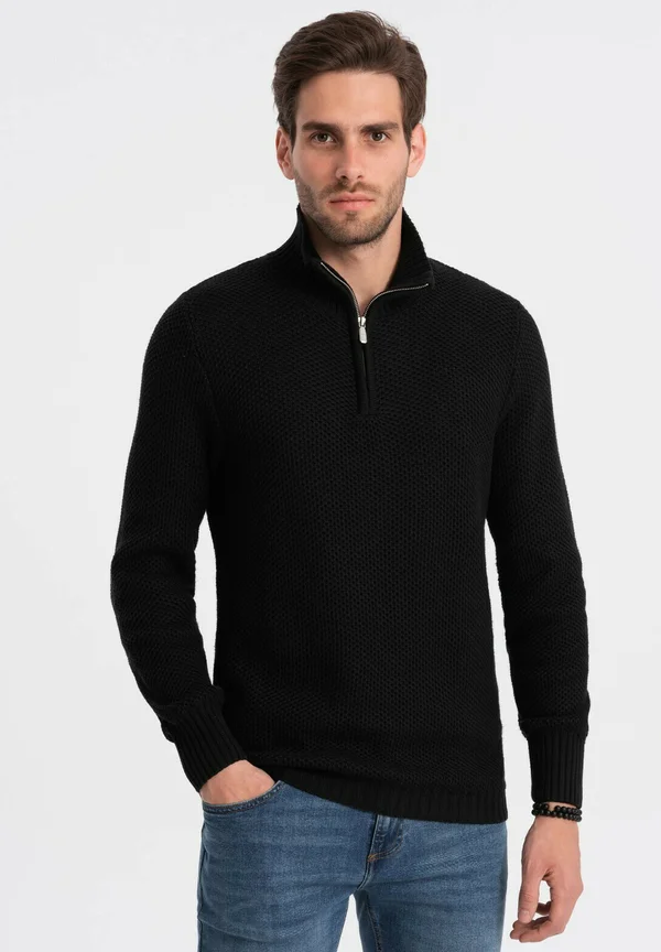 Strickpullover - black