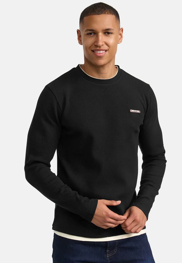 Strickpullover - black