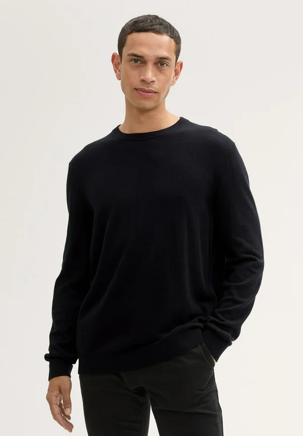 Strickpullover - black