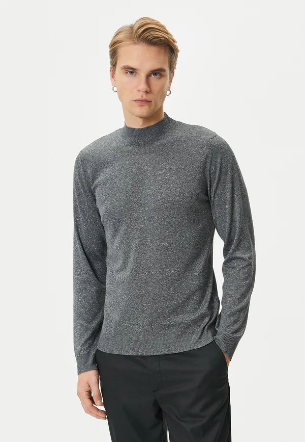 Strickpullover - black