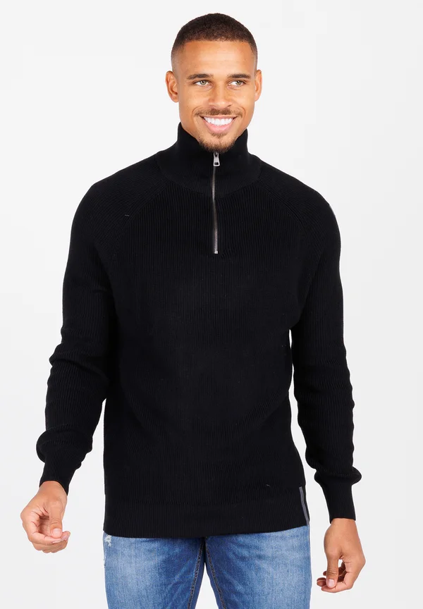 Strickpullover - black