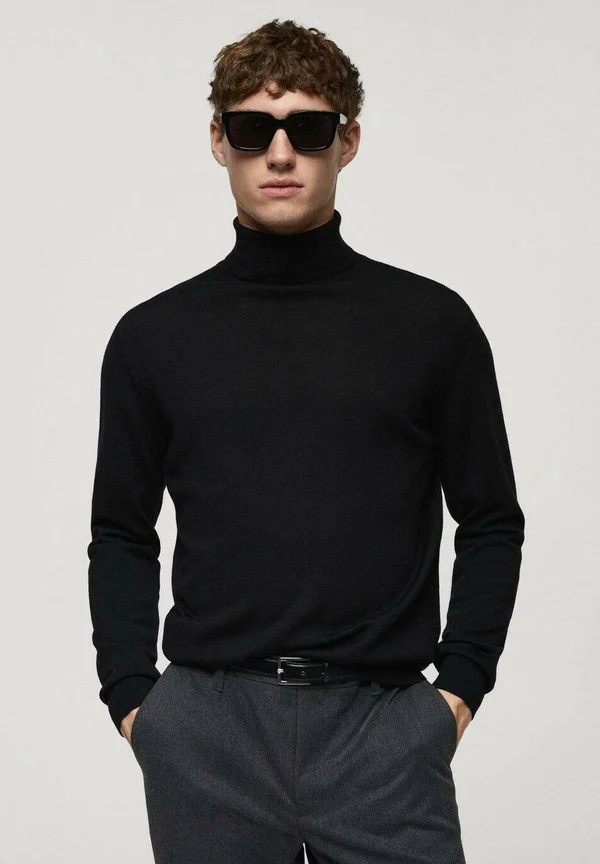 Strickpullover - black