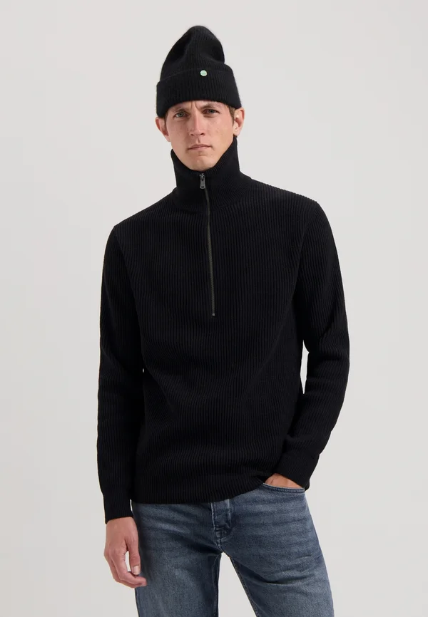 Strickpullover - black