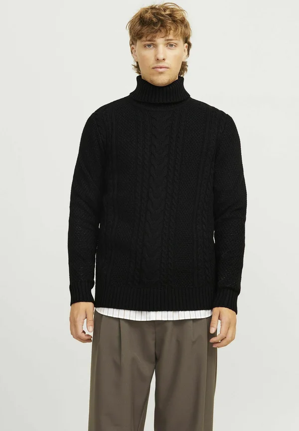 Strickpullover - black