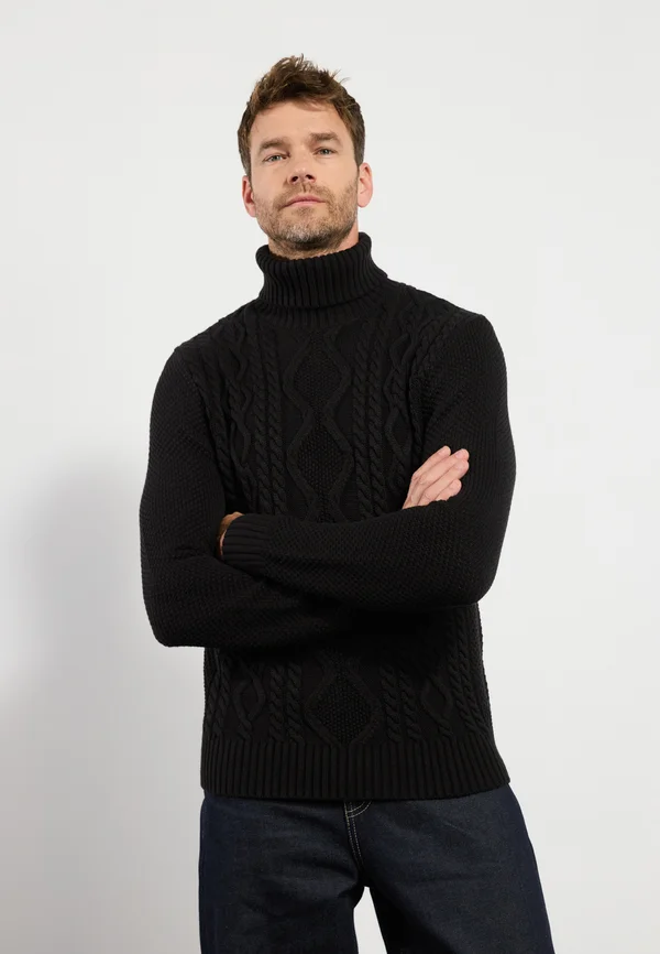 Strickpullover - black