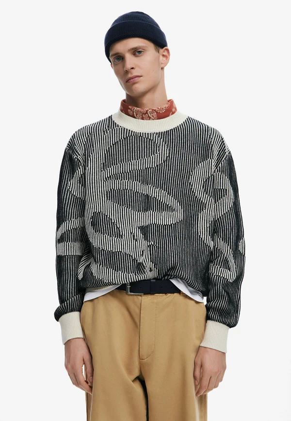 Strickpullover - black