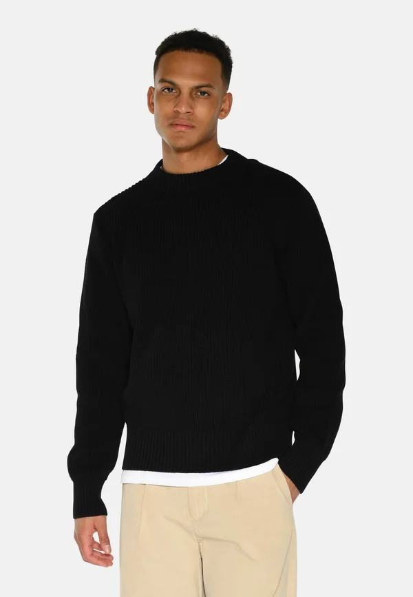 Strickpullover - black