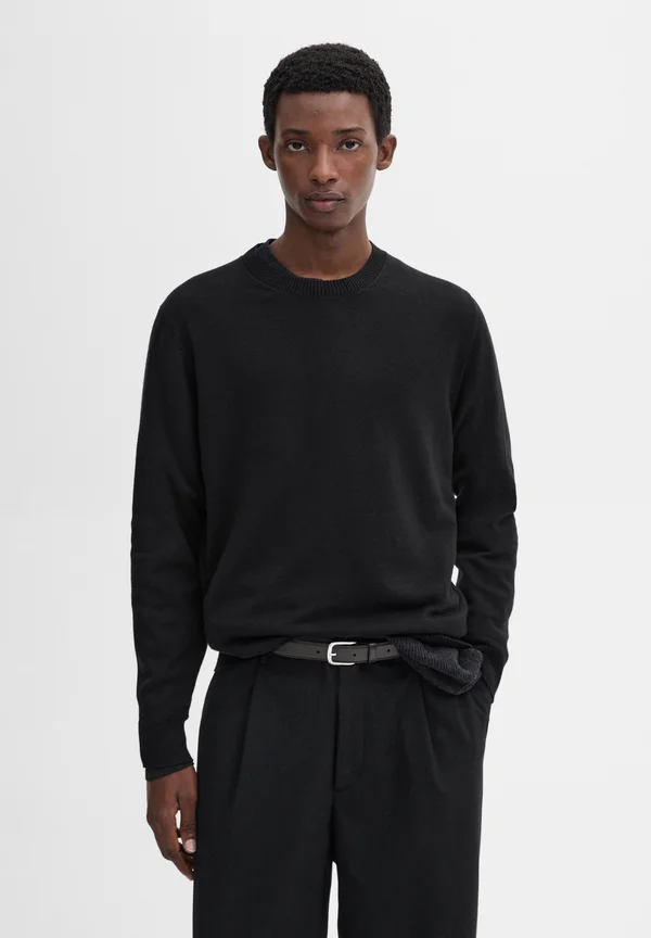 Strickpullover - black