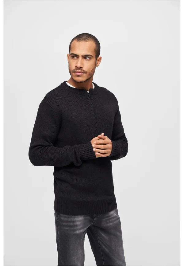 Strickpullover - black