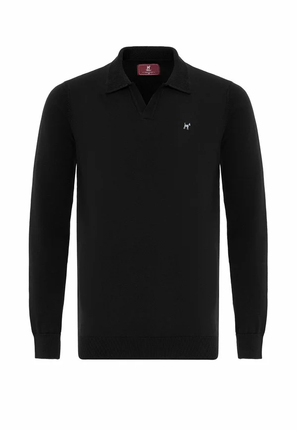 Strickpullover - black