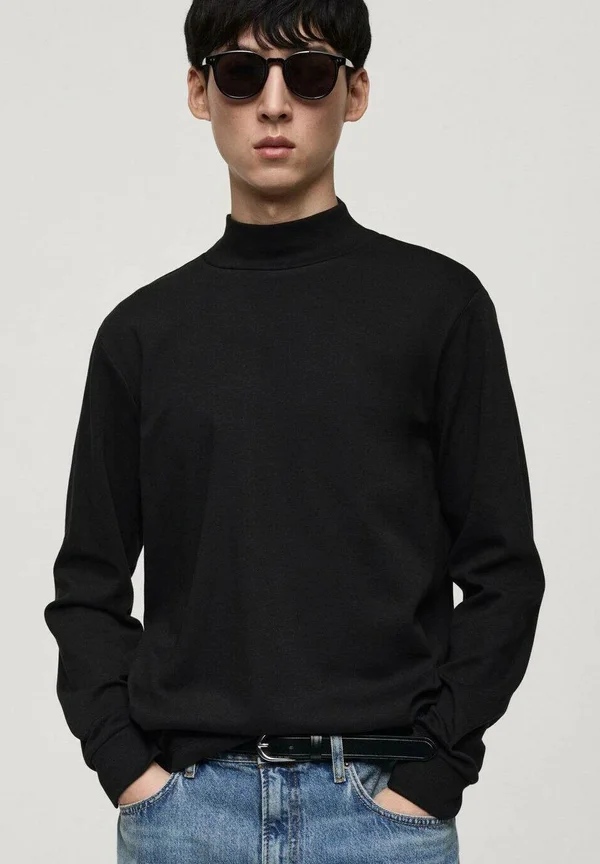 Strickpullover - black
