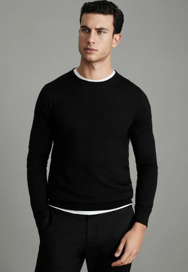 Strickpullover - black