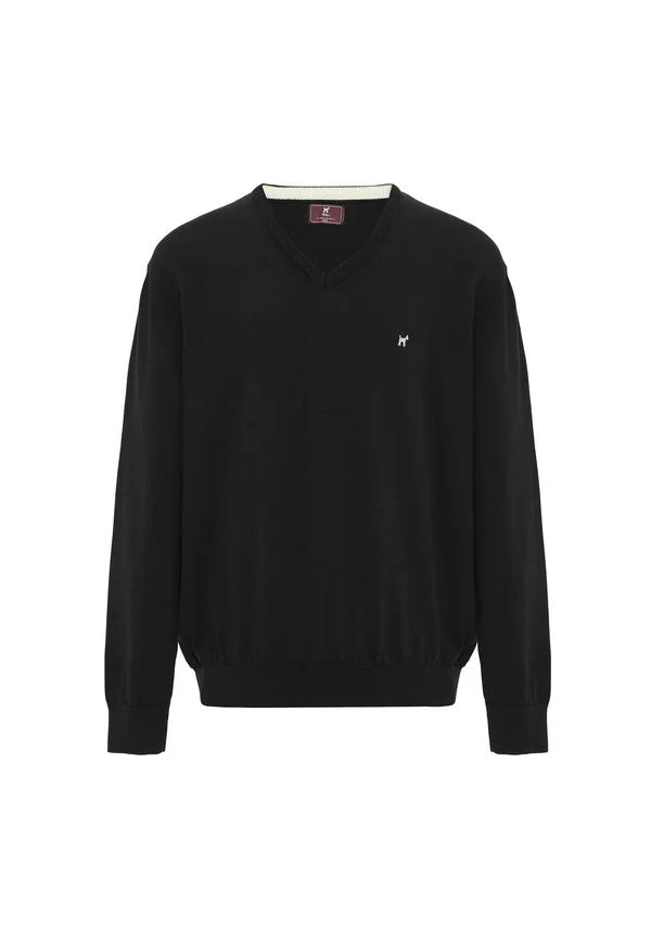 Strickpullover - black