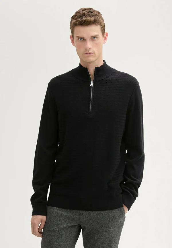 Strickpullover - black