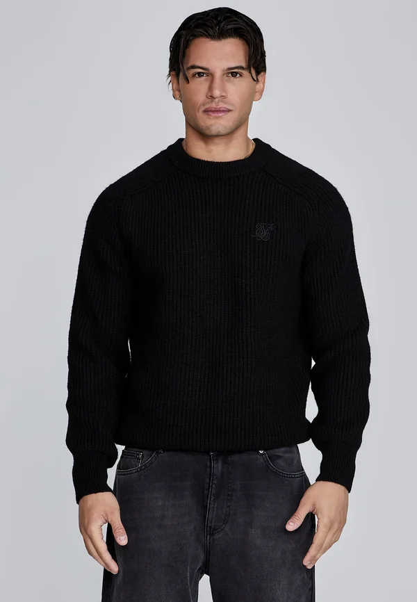 Strickpullover - black