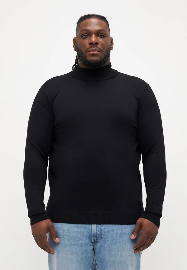 Strickpullover - black