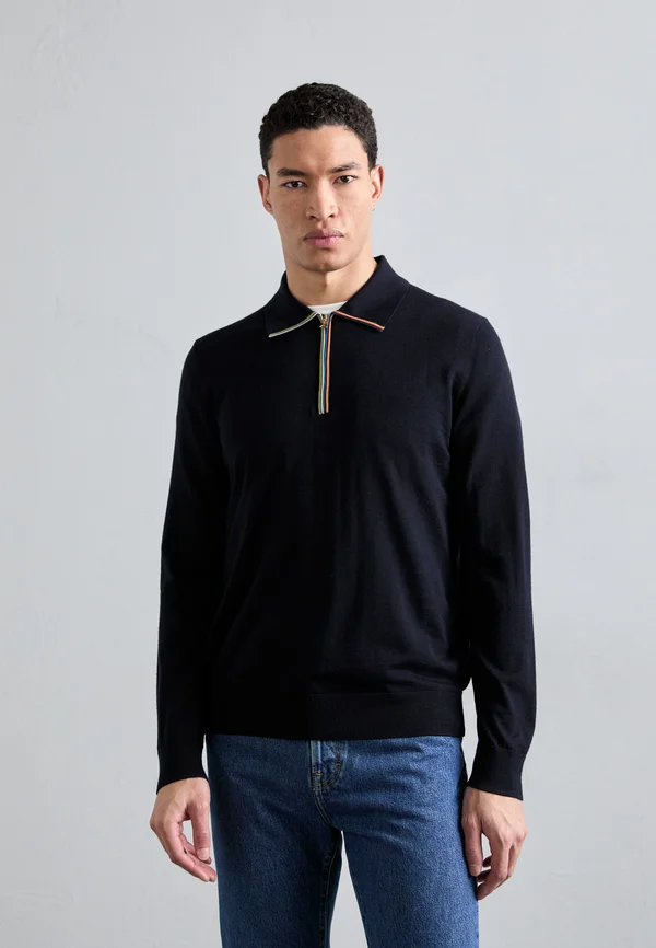 Strickpullover - black