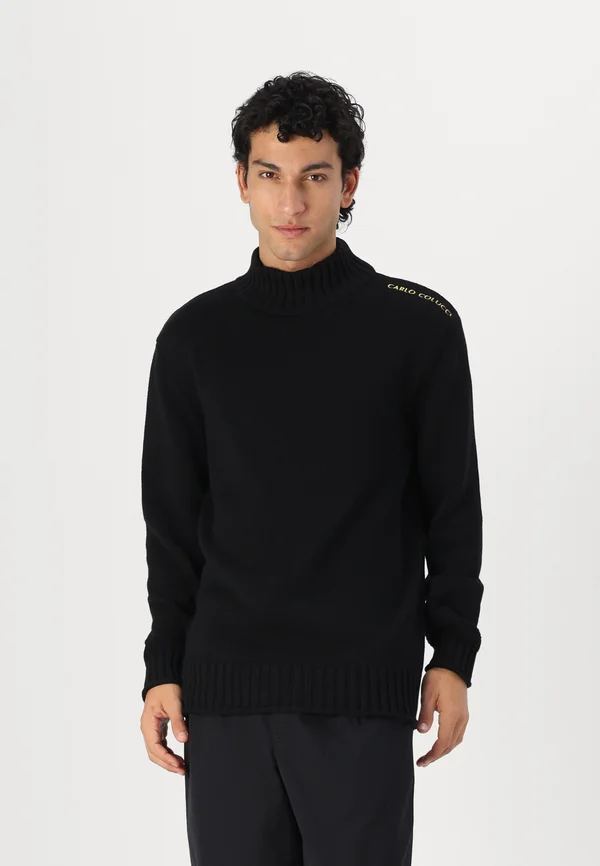Strickpullover - black