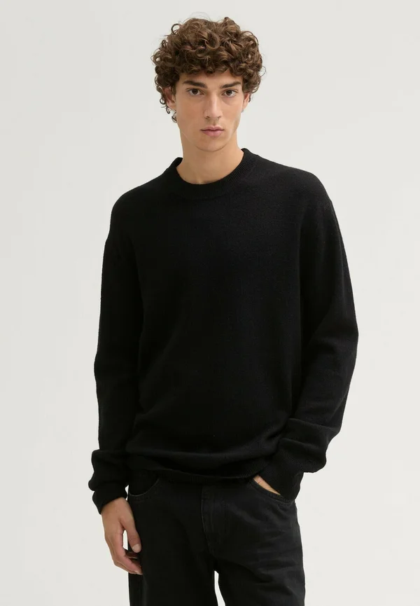 Strickpullover - black