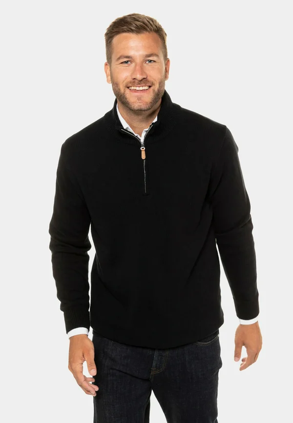 Strickpullover - black