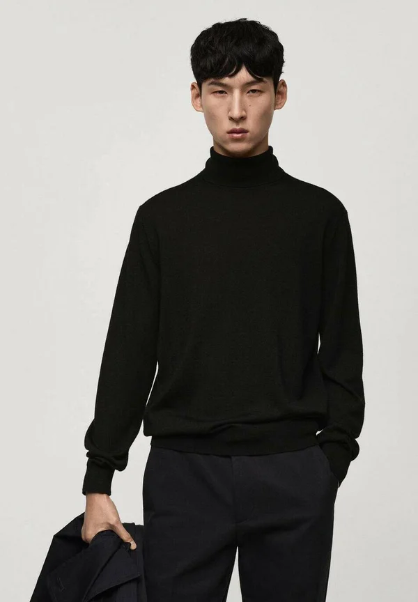 Strickpullover - black