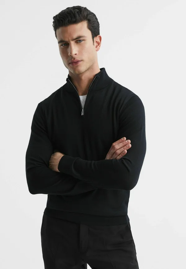 Strickpullover - black