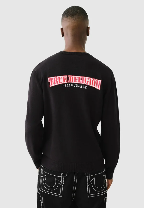 Strickpullover - black