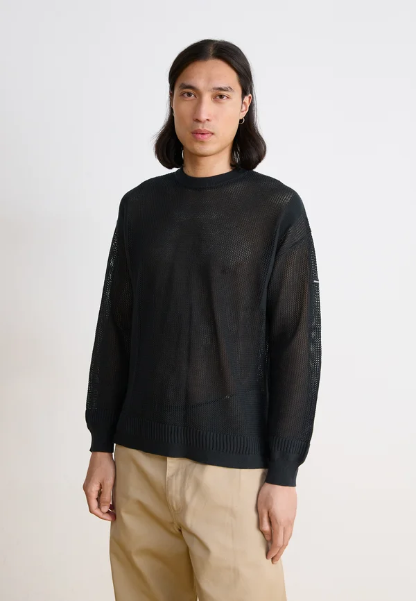 Strickpullover - black