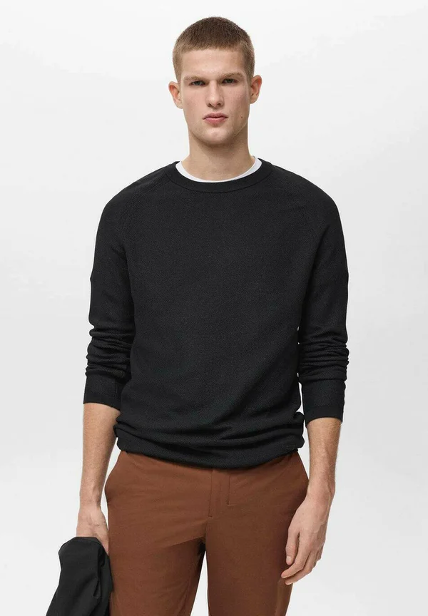Strickpullover - black