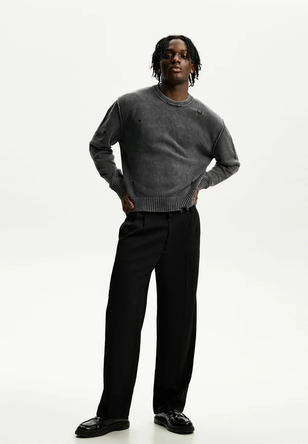 Strickpullover - black