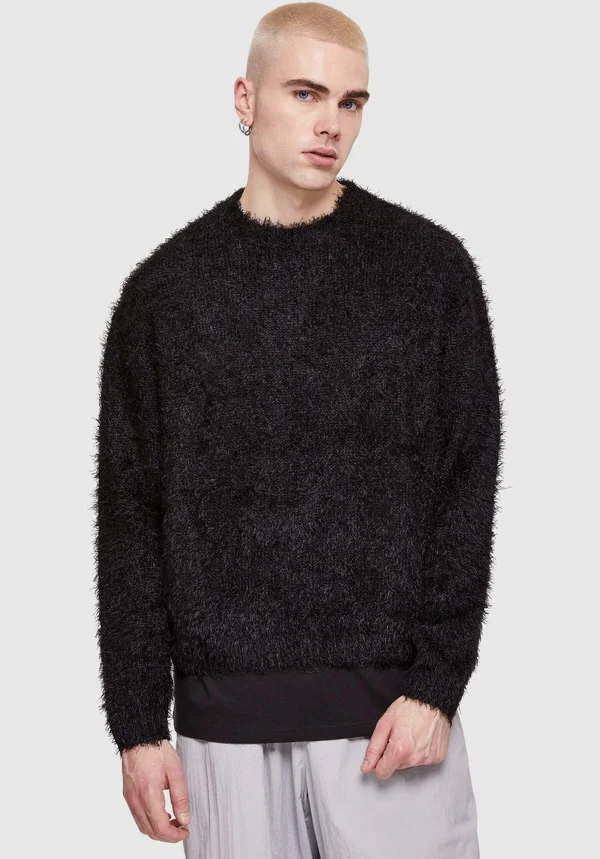 Strickpullover - black