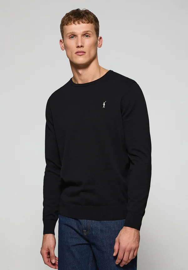 Strickpullover - black