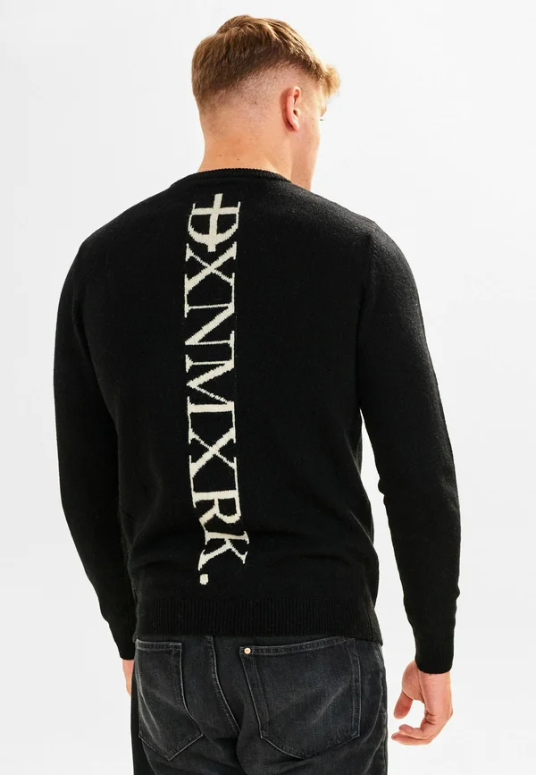 Strickpullover - black