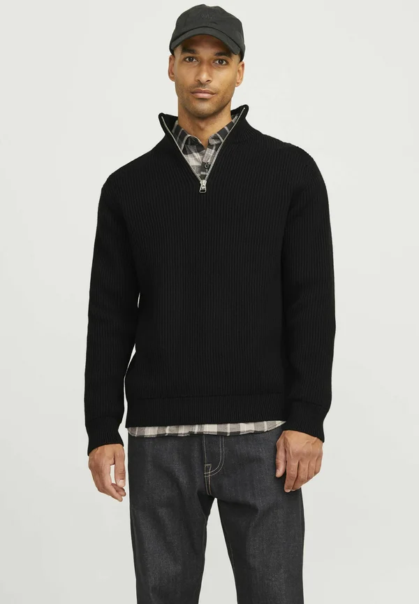 Strickpullover - black