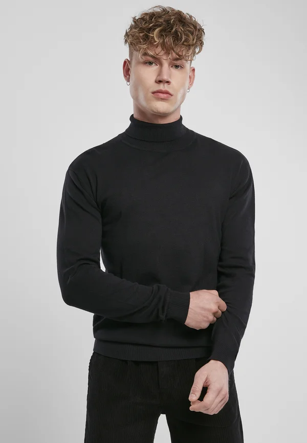 Strickpullover - black