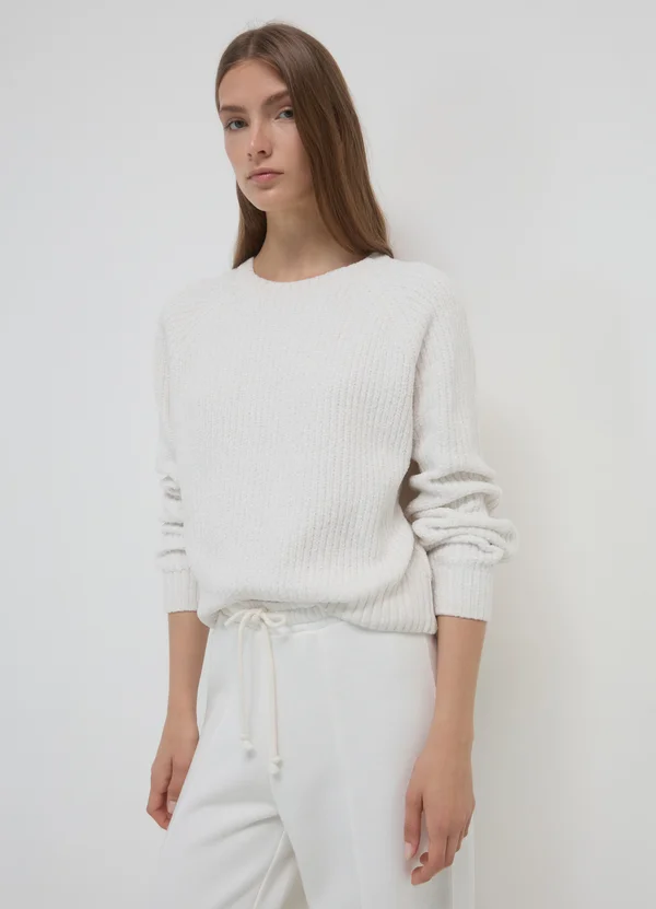 Strickpullover - blanc