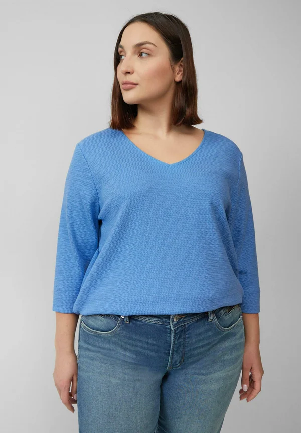 Strickpullover - blau