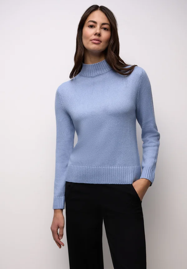 Strickpullover - blau