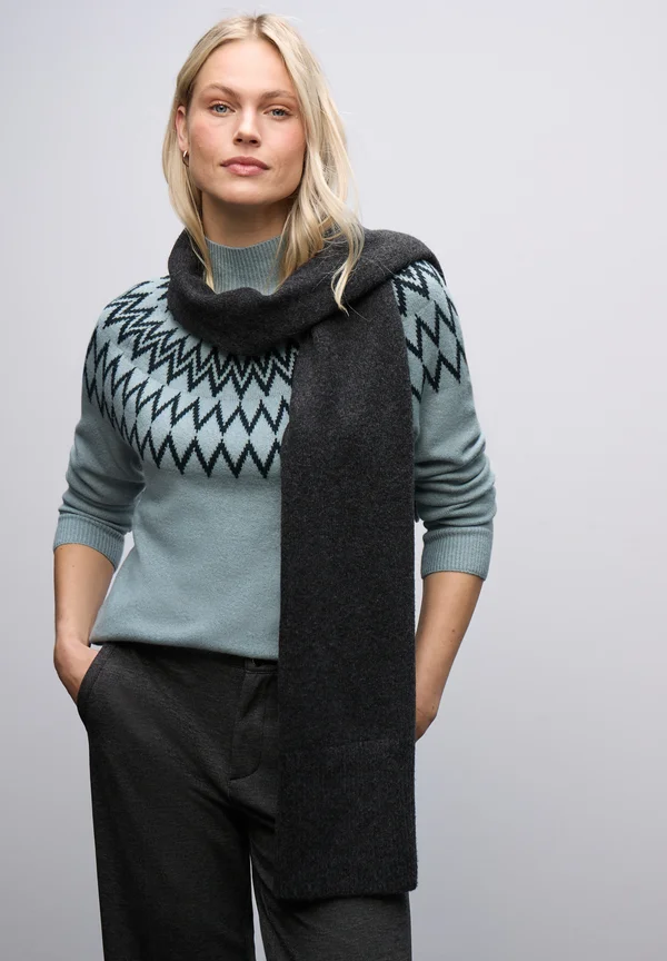 Strickpullover - blau