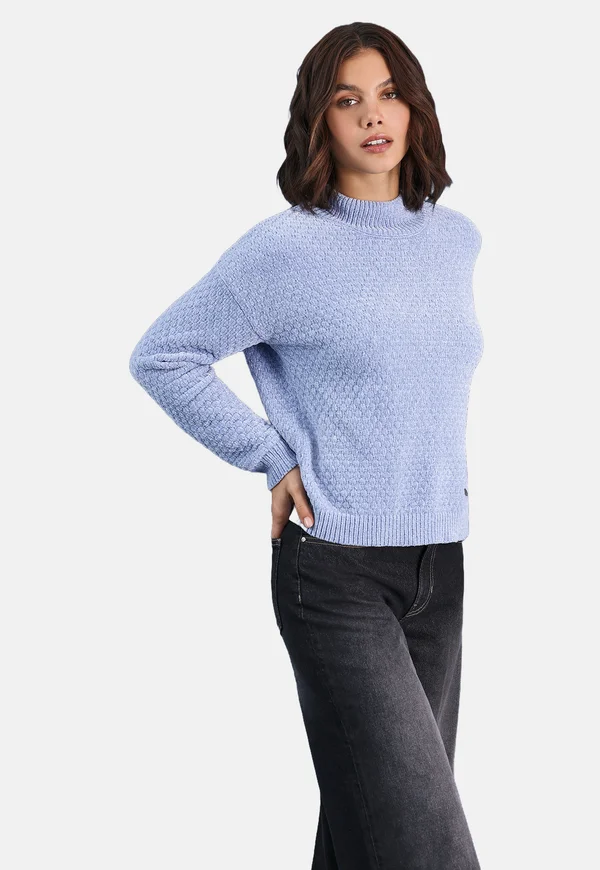 Strickpullover - blau