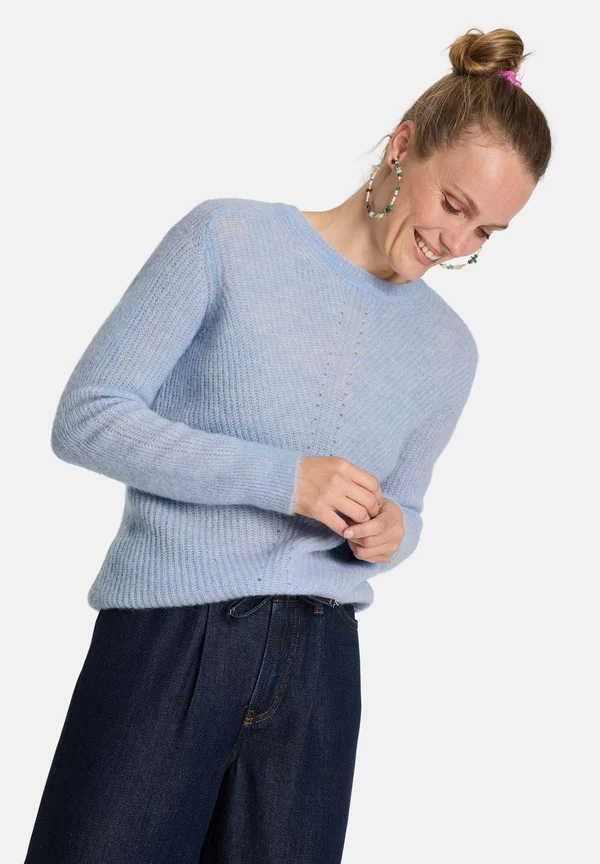 Strickpullover - blau