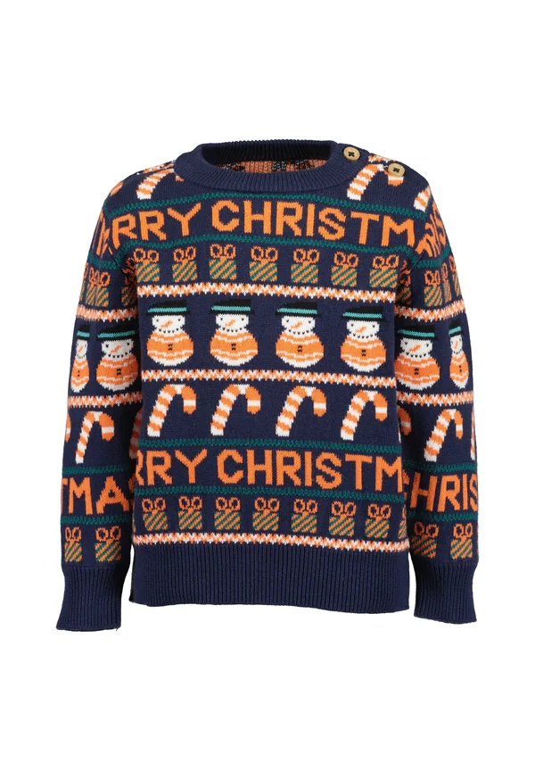 Strickpullover - blau