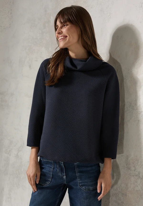 Strickpullover - blau