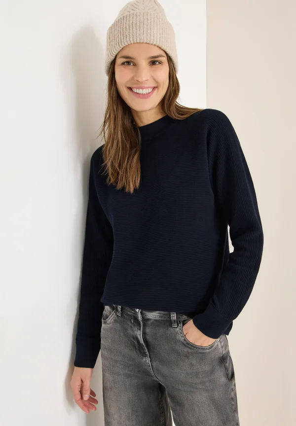 Strickpullover - blau