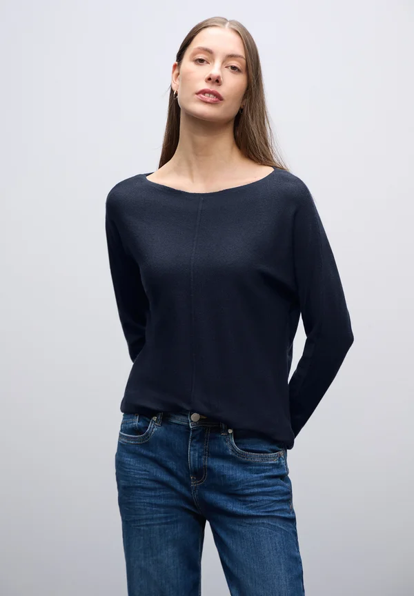 Strickpullover - blau