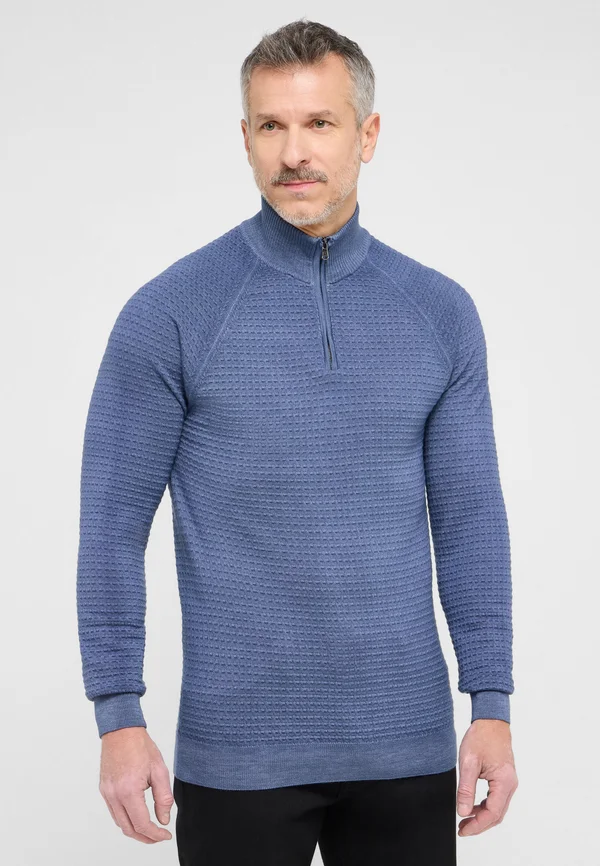 Strickpullover - blau