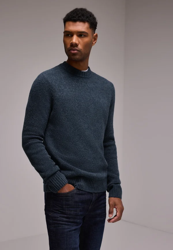 Strickpullover - blau