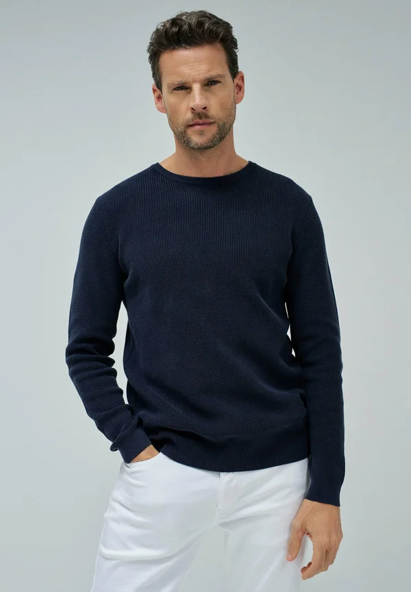 Strickpullover - blau