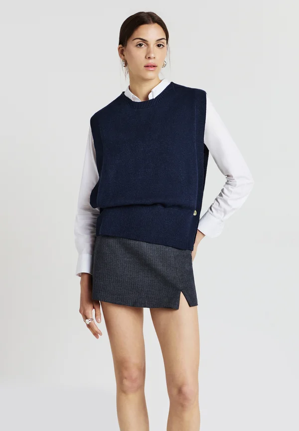 Strickpullover - blu notte